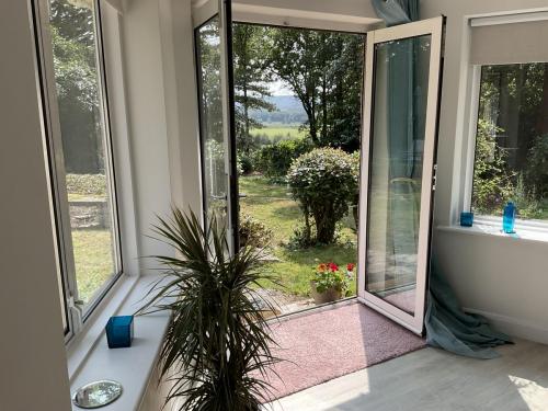 Looking out to the garden at Maranatha